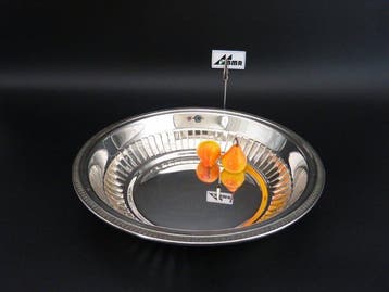 Plat - Argent 800 - plat de présentation, Antiquités & Art