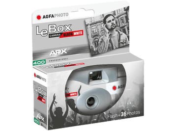 Agfaphoto -  Wegwerp Camera Lebox Black&white  - Wit, Verzenden