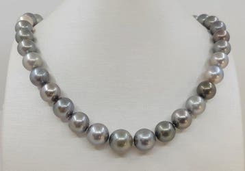 Halsketting ALGT Gecertificeerd 11,0x13,3 mm Multi Tahiti