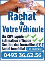 RACHAT TOUT TYPE DE VÉHICULE ACCIDENTÉ PANNE/PROBLÈME MOTEUR