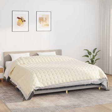 vidaXL Verzwaringsdeken 235x290 cm 11 kg stof, Verzenden, Nieuw