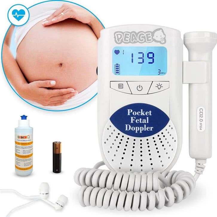 PEACE Doppler met Ultrasound 250mL – Baby Hartje Monitor –, Computers en Software, Monitoren, Nieuw, Verzenden