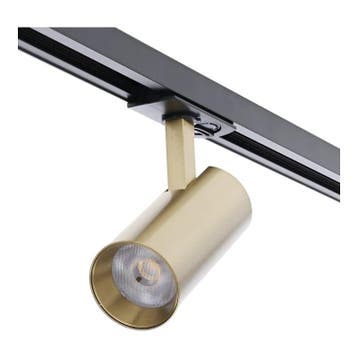 Luxar 1 Fase Railspot 10W CCT-Switch messing Dimbaar CRI90, Verzenden, Nieuw