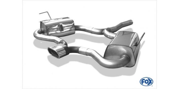 FOX Mini Cooper S R53 einddemper rechts/links uitrit midden, Auto-onderdelen, Uitlaatsystemen, Nieuw, Verzenden