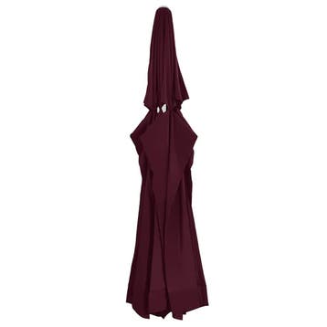 vidaXL Vervangingsdoek voor parasol 610 cm bordeauxrood, Tuin en Terras, Parasols, Verzenden, Nieuw