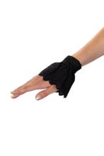 Manchetten Zwart Katoen Broderie Piet Pietenpak Zwarte Manch, Ophalen of Verzenden