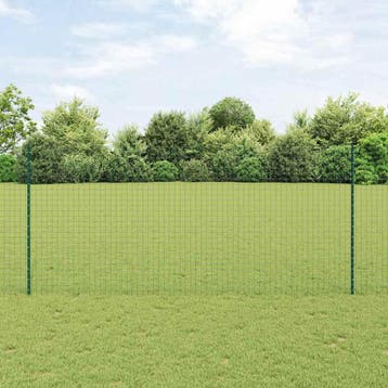 vidaXL ingegraven hekpalen 5 st Groen 180 cm Gepoedercoat, Verzenden, Nieuw