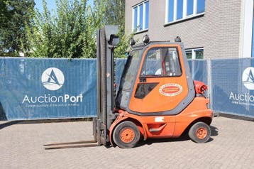 Veiling: Heftruck Linde H25T-03 LPG 2500kg 3.75m 1997, Ophalen