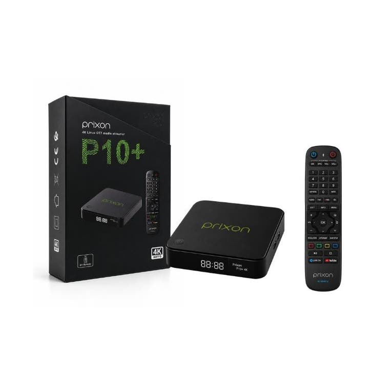 Prixon P10+ Krachtige 4K Linux OTT Media Streamer 2026 Model, Telecommunicatie, Zenders en Ontvangers, Nieuw, Ophalen of Verzenden