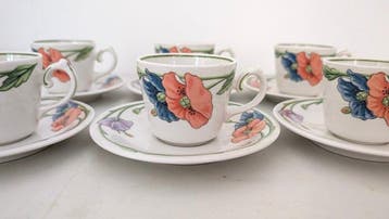 Villeroy & Boch - Service à café (12) - Amapola -