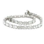Armband - 14 karaat Witgoud - 8.74ct. tw. Diamant, Nieuw