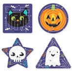 Halloween Uitdeelcadeautjes Maze Puzzles 4st, Verzenden