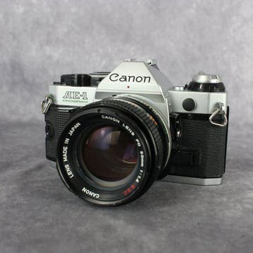 Canon AE-1 Program + FD 1,4/50mm S.S.C. | Single lens reflex, Nieuw