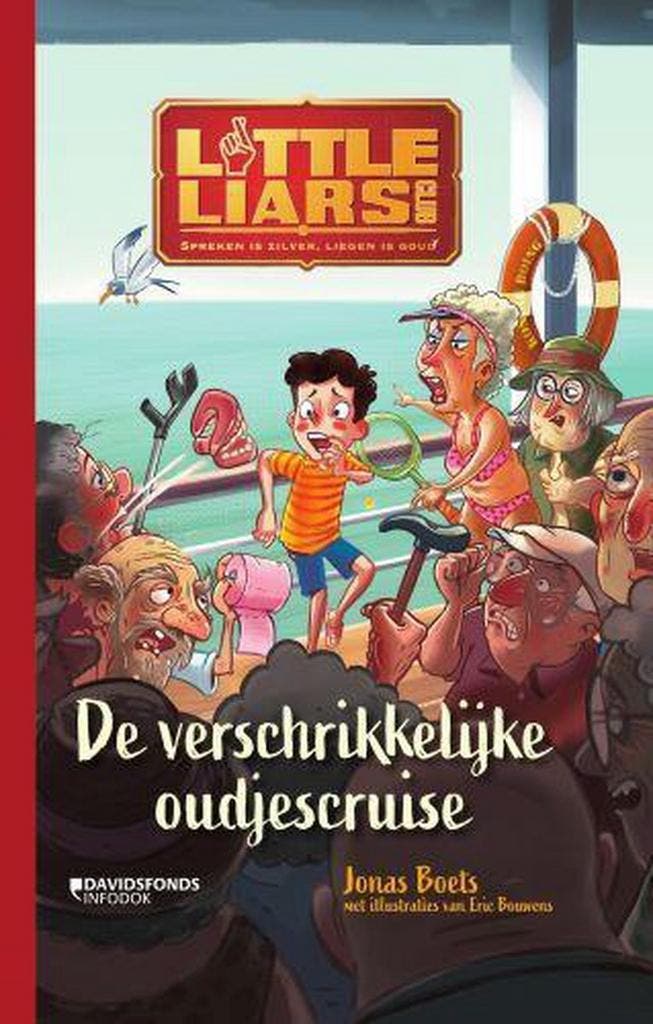 De verschrikkelijke oudjescruise / Little Liars Club / 5, Boeken, Kinderboeken | Jeugd | 10 tot 12 jaar, Zo goed als nieuw, Verzenden