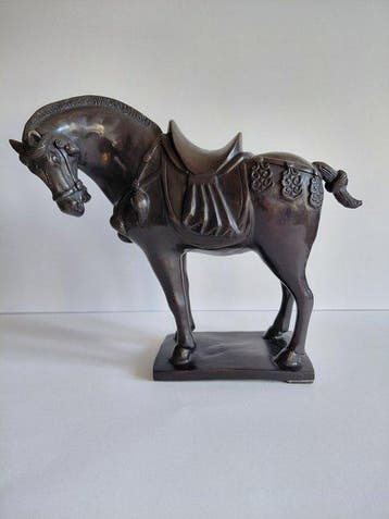 Beeld, Sculpture exclusif Cheval de stye Dynastie Tang, 3.6