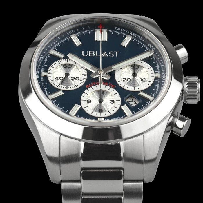 Ublast - Air Prince - Automatic Swiss Chronograph -, Handtassen en Accessoires, Horloges | Heren