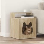 vidaXL Kattenhuis Sonoma 42,5 x 40 x 53,5 cm Bewerkt hout, Verzenden