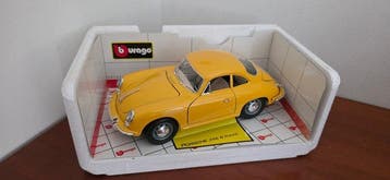 Bburago 1:18 - Voiture miniature - Porsche 356 B Coupé, Nieuw