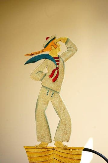 Authentic Hand Painted Kinetic Balance Toy - sculptuur,