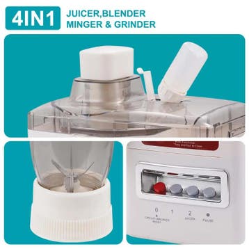 Winning Star 4-in-1 Mixer – 350w Multifunctionele Oranje, Electroménager, Mélangeurs de cuisine, Ophalen of Verzenden