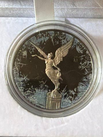 Mexico. 2016 Libertad - Deep Frozen, 1 Oz (.999).mit CoA
