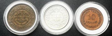 Portugal. Lote de 3 Moedas da República Portuguesa