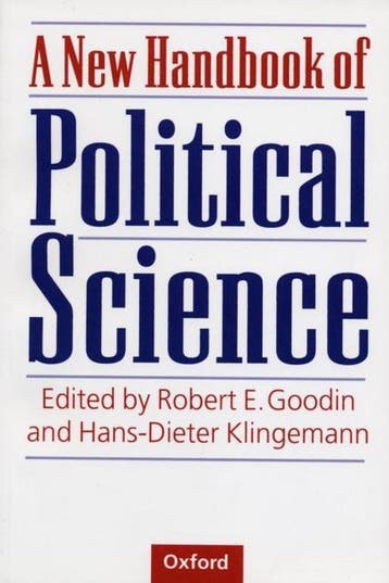 New Handbook Of Political Science 9780198294719 Goodin, Verzenden, Goodin