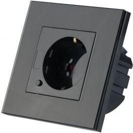 Viron Wimo Smart WiFi Wandcontactdoos 1-voudig met Randaarde, Doe-het-zelf en Bouw, Elektriciteit en Kabels, Nieuw, Verzenden