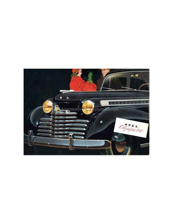 1951 OPEL OLYMPIA BROCHURE DUITS, Ophalen of Verzenden, Nieuw
