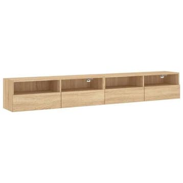 Tv-wandkast set | 41% eraf | Retour deal (tv-meubel), Huis en Inrichting, Overige materialen, 100 tot 150 cm, Verzenden, Zo goed als nieuw