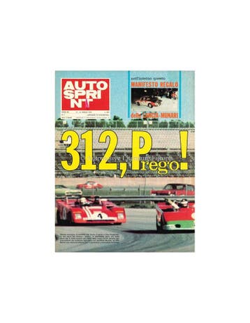 1972 AUTOSPRINT MAGAZINE 7 ITALIAANS, Boeken, Tijdschriften en Kranten, Ophalen of Verzenden, Nieuw