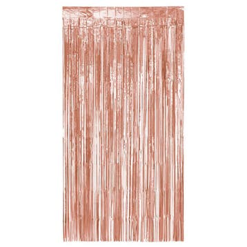Rose Gouden Deurgordijn Metallic 2m, Verzenden, Nieuw