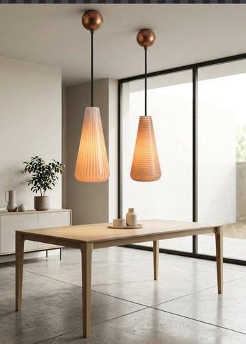 Plafondlamp (2) - Glas