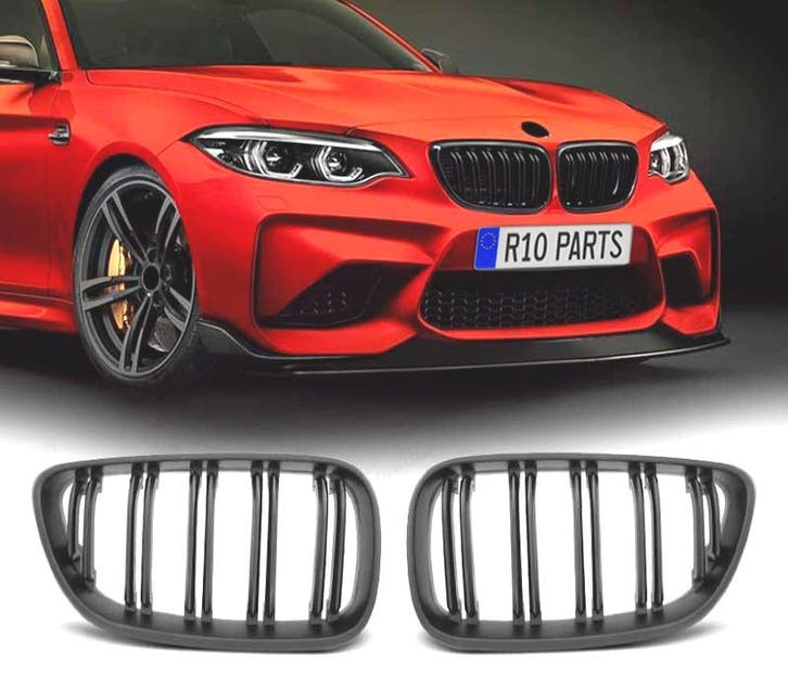 CALANDRE BMW F22 F23 LOOK M2 NOIR MAT, Autos : Pièces & Accessoires, Carrosserie & Tôlerie, Envoi