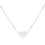 Zilveren Ketting met Hartje 925, Verzenden, Nieuw
