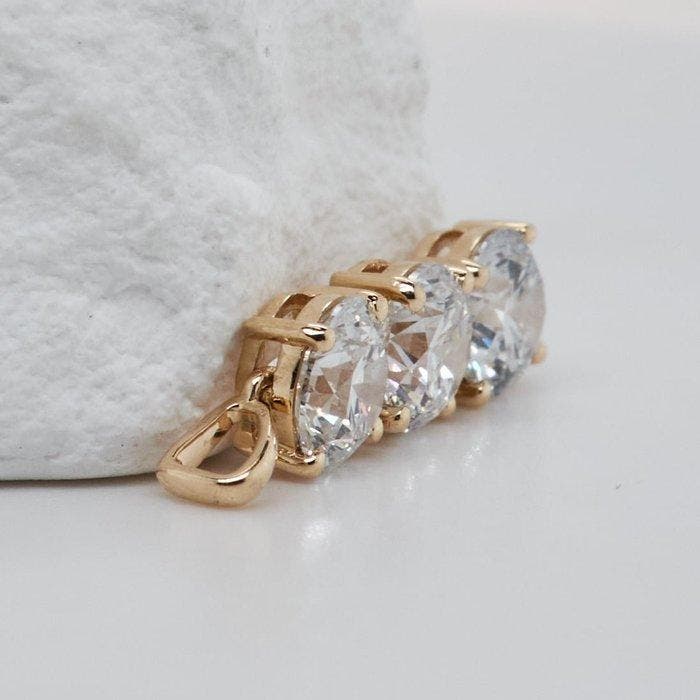 Zonder minimumprijs - Hanger - 14 karaat Geel goud - 2.34ct., Handtassen en Accessoires, Antieke sieraden