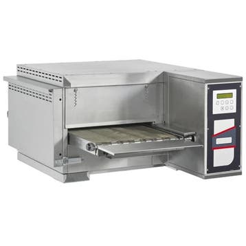Lopendeband Pizzaoven | Gas | RVS | 8.7kW | 400mm Band |, Verzenden
