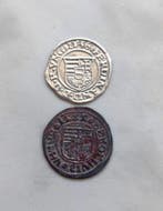 Hongrie. Set 2 coins, incl. silver. Denar Denar 1536 and its