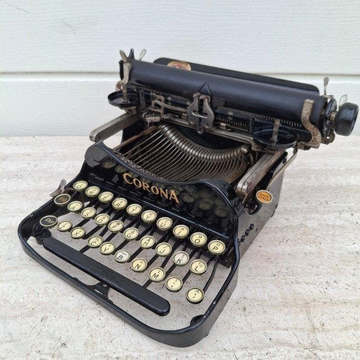Corona 3 - Machine à écrire - 1920-1930, Antiek en Kunst, Kunst | Designobjecten