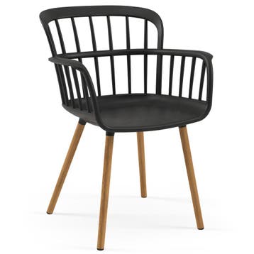 Stoel | EVA | Kunststof/Hout | Div. Kleuren | Armleuning |, Verzenden, Nieuw in verpakking