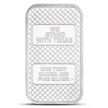 1 Troy Ounce - Zilver .999 - 1 oz Texas Dont Tread on Me