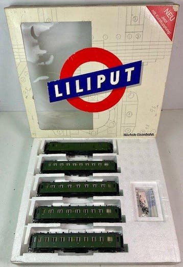 Liliput H0 - 847 - Modeltrein personenwagonset (1) -, Nieuw