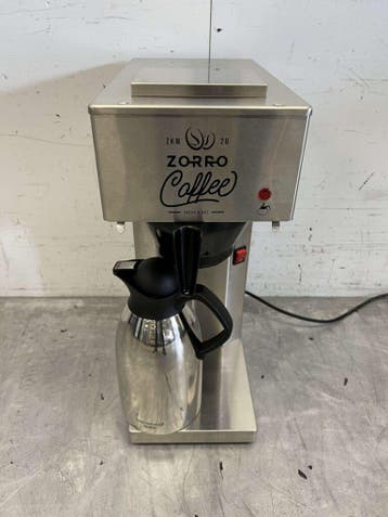 Machine à café Zorro en acier inoxydable Machine à café 230V, Verzenden, Nieuw in verpakking
