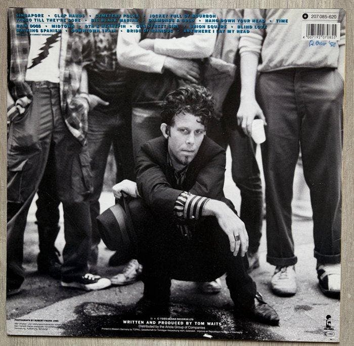 Tom Waits - Rain Dogs - LP - 1ste persing - 1985, Cd's en Dvd's, Vinyl Singles