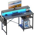 Bureau - Computertafel - Computerbureau - 100x48 cm - Grijs, Verzenden, Nieuw