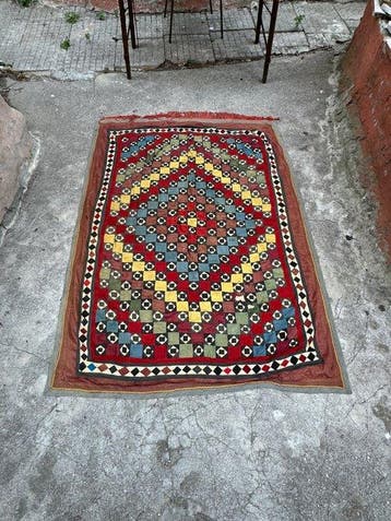 Decoratief ornament - Turkije - Ottomaans zijde en katoen