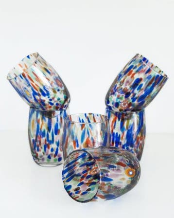 Ribes the Art of Glass - Maryana Iskra - Drinkset (6) - glas, Antiek en Kunst