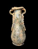 Oud-Romeins - Romeinse glazen amfoor - 3e/4e eeuw na