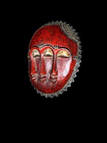 Masker - Baule - Ivoorkust (Zonder minimumprijs), Antiquités & Art