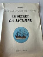 Hergé - Le Secret de la Licorne - Essai d impression SANS